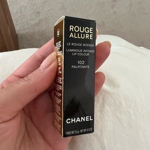 NWT Chanel Rouge Allure Lipstick in 102 Palpitante (Red)